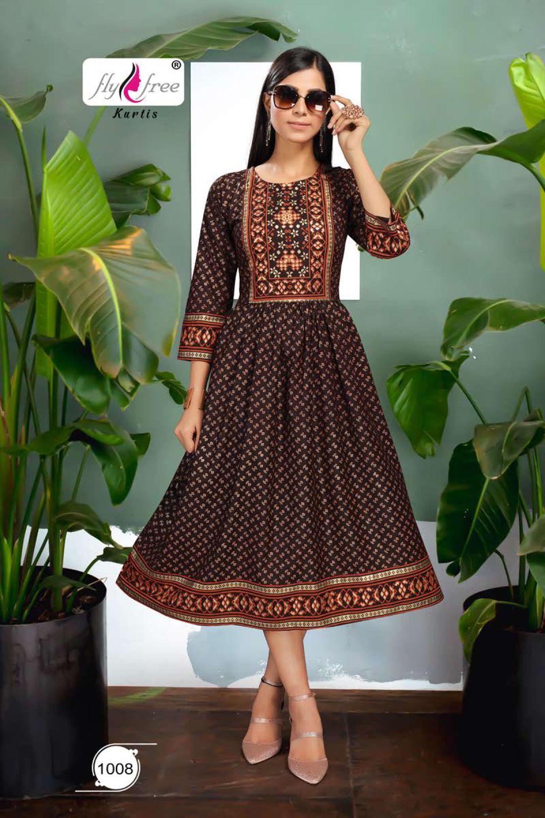 Fly Free Salt Ethnic Wear Latest Designer Fancy Anarkali Kurti Collection
